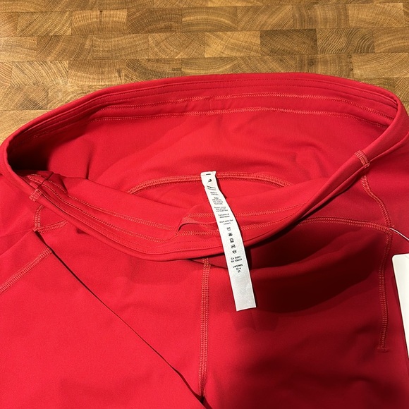 Lululemon Women Swift Speed High Rise Tight 28” Dark Red size 10 New - Picture 2 of 8